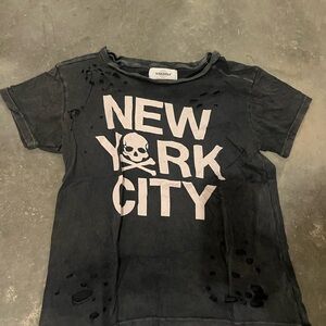 SoulCycle Distressed Black Kids T-Shirt